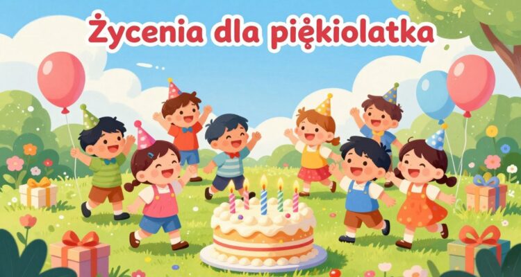 Życzenia dla pięciolatka